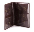 Etui na dokumenty skórzane pionowe brązowe 21-2-163-4