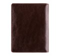 Etui na dokumenty skórzane pionowe brązowe 21-2-163-4