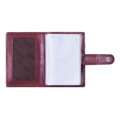 Etui na karty kredytowe bordowe 14-2L-201-3