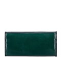 Etui na klucze ze skóry lakierowanej zielone 14-2L-013-00