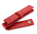 Etui na pióro skórzane z herbem czerwone 10-2-084-3
