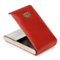 Etui na wizytówki skórzane z herbem 10-2-240-33