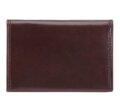 Etui na wizytówki skórzane z monogramem brązowe 39-2-101-3
