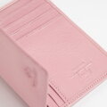Etui na dokumenty skórzane z kieszenią różowe 21-2-174-RL