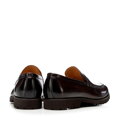 Pánska obuv z prírodnej kože hnedé 101-M-314-4