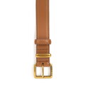 Klasyczny damski pasek ze skóry naturalnej jasny brąz 102-8D-010-5