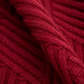 Komin damski w dekoracyjny splot bordowy 97-7F-912-9