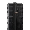 Komplet walizek z polikarbonu w poziome pasy czarny 56-3P-58K-10