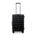 Komplet walizek z polikarbonu w poziome pasy czarny 56-3P-58K-10