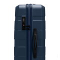 Komplet walizek z ABS - u w poziome pasy granatowy 56-3A-10K-90