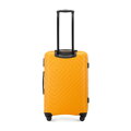 Komplet walizek z ABS-u z geometrycznym tłoczeniem 56-3A-75K-55
