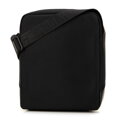 Pánska crossbody taška s ekokoženými prvkami čierna 99-4P-210-1