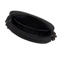 Pánska crossbody taška s ekokoženými prvkami čierna 99-4P-210-1
