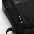 Pánska crossbody taška s ekokoženými prvkami čierna 99-4P-210-1
