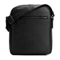 Pánska kožená crossbody taška so širokým otváraním čierna Wittchen 29-4U-309-1