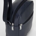 Malá crossbody taška z ekokože granátová 100-4P-012-7