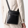 Malá crossbody taška z imitácie kože čierna Wittchen 100-4P-912-1