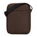 Pánska crossbody taška s dekoratívnou stuhou zelená 100-4U-905-Z