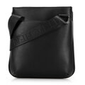 Pánska klasická crossbody taška z ekokože čierna 99-4P-009-1