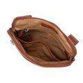Pánska crossbody taška z imitácie kože hnedá 100-4P-908-5