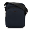 Pánska crossbody taška s predným vreckom granátová 99-4P-211-7