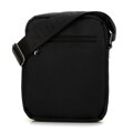 Pánska crossbody taška s predným vreckom čierna 99-4P-211-1