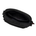 Pánska crossbody taška s kontrastnými akcentmi čierno-modrá 99-4P-213-11