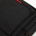 Pánska crossbody taška s kontrastnými akcentmi čierno-červená 99-4P-213-1