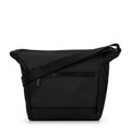 Pánska crossbody taška s predným pásom malá čierna 56-3S-803-10