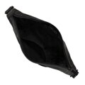 Pánska crossbody taška s predným pásom malá čierna 56-3S-803-10