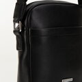 Pánska crossbody taška s nastaviteľným pásom čierna 29-4P-006-1