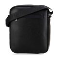 Pánska obdĺžniková crossbody taška z ekologickej kože čierna 29-4P-007-1