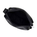 Pánska obdĺžniková crossbody taška z ekologickej kože čierna 29-4P-007-1