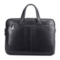 Męska skórzana torba na laptopa 15,6” dwukomorowa czarna 103-3U-004-1