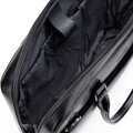 Męska torba na laptopa 15,6 cala ze skóry naturalnej elegancka czarna 102-3P-910-1