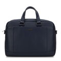 Męska torba na laptopa 15,6” z ekoskóry dwukomorowa granatowa 98-3P-510-7