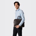 Męska torba na laptopa 15,6” z naturalnej skóry ciemny brąz 102-3U-604-4
