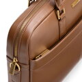 Męska torba na laptopa 15,6” z naturalnej skóry jasny brąz 102-3U-604-5