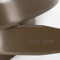 Męski pasek z gładkiej skóry naturalnej khaki 101-8M-214-Z