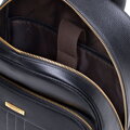 Męski plecak z miejscem na laptopa 14” ze skóry naturalnej czarno - złoty 102-3U-600-1G