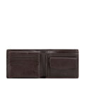 Męski portfel skórzany z wykładanym panelem ciemny brąz 21-1-039-L40