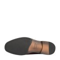 Męskie buty derby skórzane z płaskim szwem bordowe 95-M-506-3