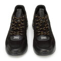Męskie sneakersy na lekkiej podeszwie czarne 96-M-951-1