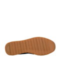 Męskie sneakersy z dwóch rodzajów skór cieniowane brązowo-szare 96-M-711-4