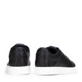 Męskie sneakersy z ekoskóry klasyczne czarne 99-M-713-1
