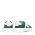 Męskie sneakersy z kontrastową podeszwą zielone 99-M-712-Z