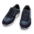 Męskie sneakersy z różnych skór niebieski 92-M-350-7