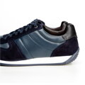 Męskie sneakersy z różnych skór niebieski 92-M-350-7