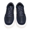 Męskie sneakersy ze skóry granatowe 99-M-711-N