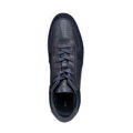 Męskie sneakersy ze skóry granatowe 99-M-711-N